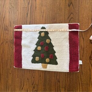 Christmas tree bath rug 30” x 20”